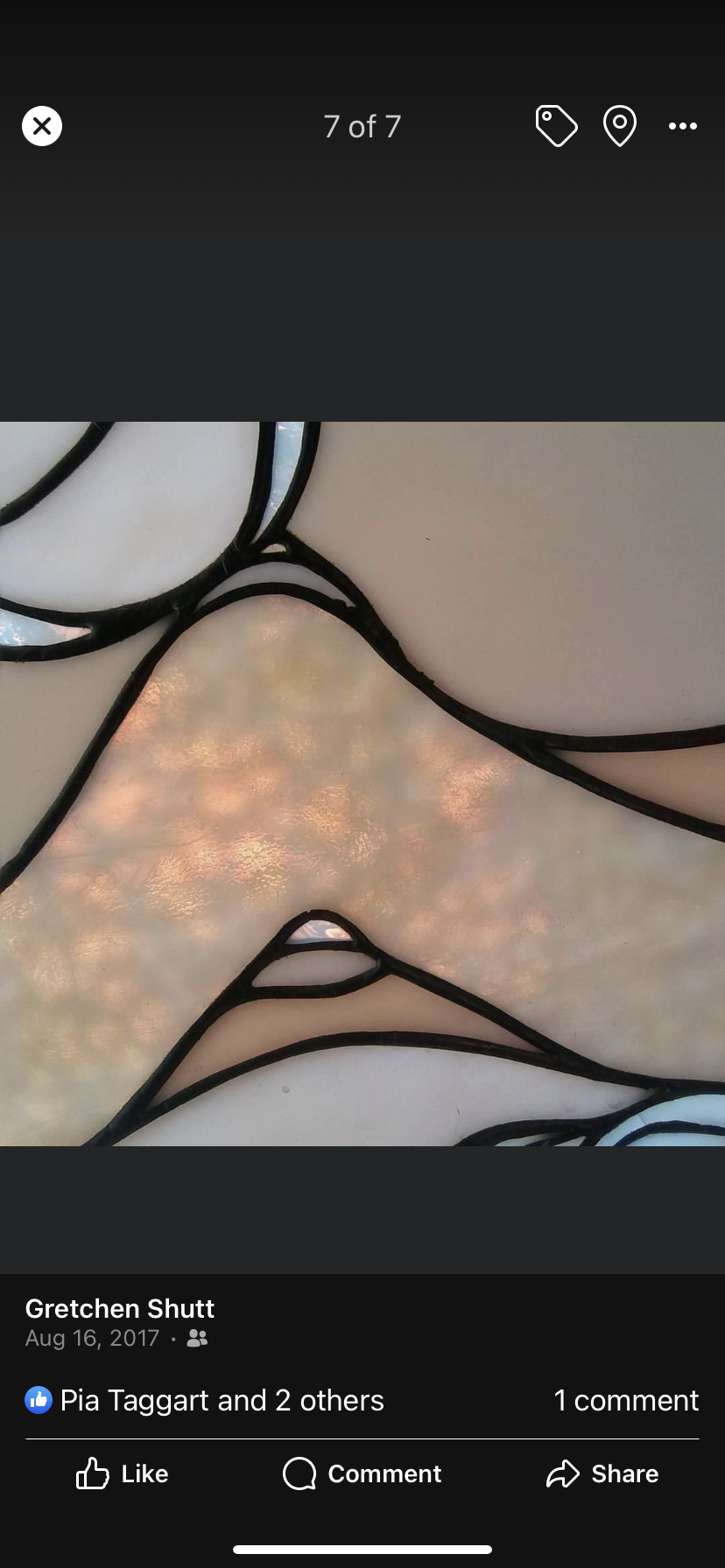 Conception | Stained Glass Window Panel by Hip Chick Glass, Original Design, Handmade Glass Art