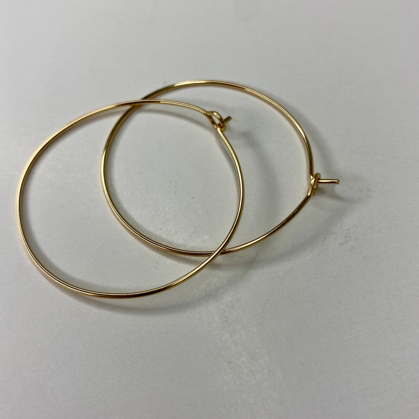 Hammered Hoop Earrings by Hip Chick Glass, Sterling Silver Hoop Earrings, Gold Fill Hoop Earrings, Handmade Hoop Earrings