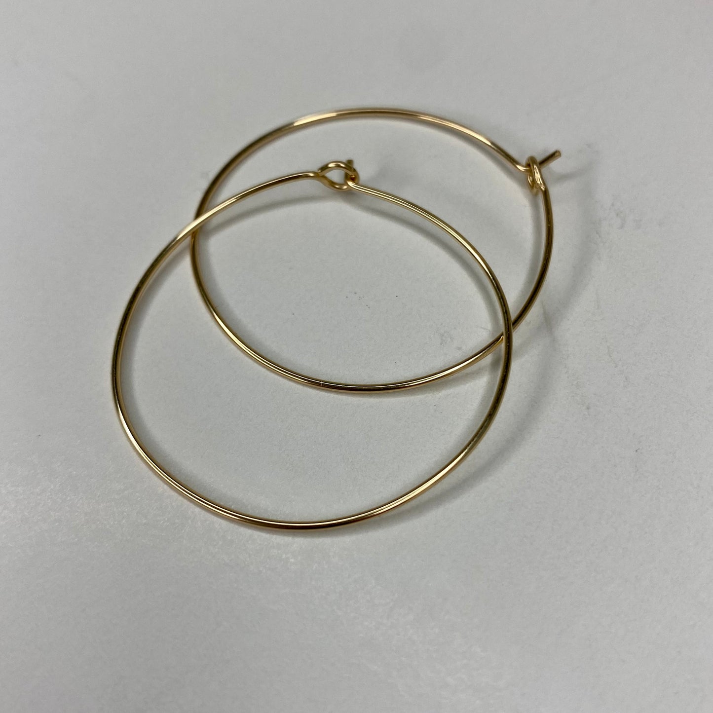 Hammered Hoop Earrings by Hip Chick Glass, Sterling Silver Hoop Earrings, Gold Fill Hoop Earrings, Handmade Hoop Earrings